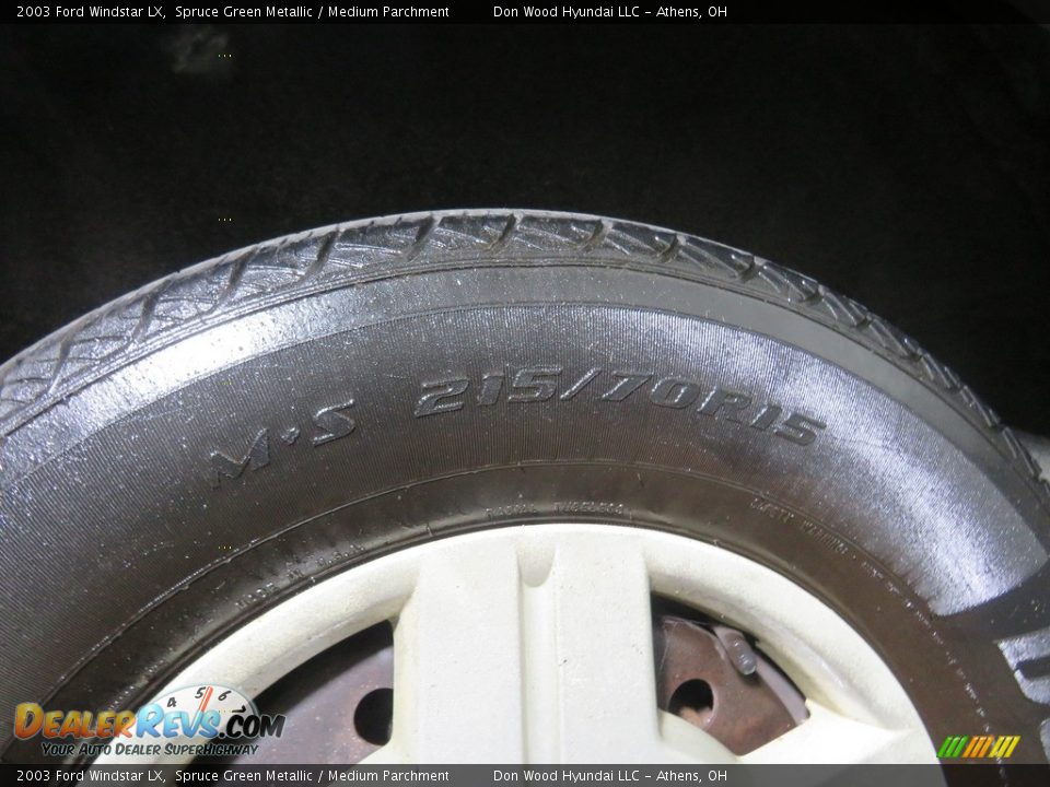 2003 Ford Windstar LX Spruce Green Metallic / Medium Parchment Photo #17