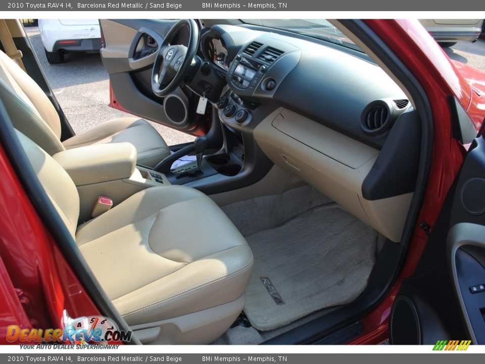 2010 Toyota RAV4 I4 Barcelona Red Metallic / Sand Beige Photo #20