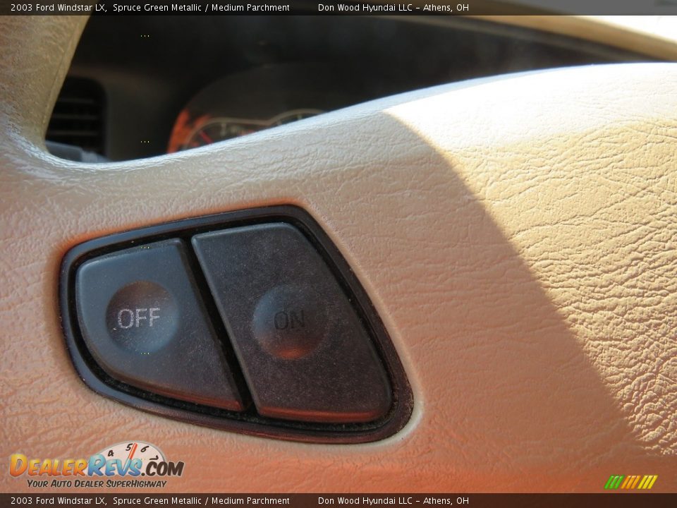 2003 Ford Windstar LX Spruce Green Metallic / Medium Parchment Photo #23