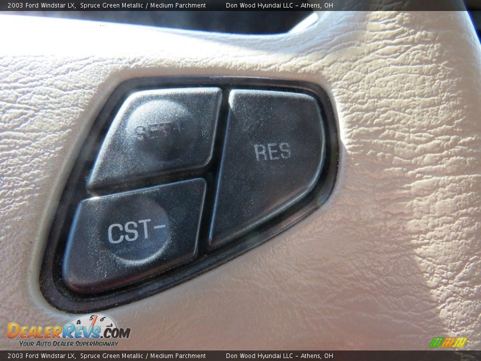 2003 Ford Windstar LX Spruce Green Metallic / Medium Parchment Photo #24
