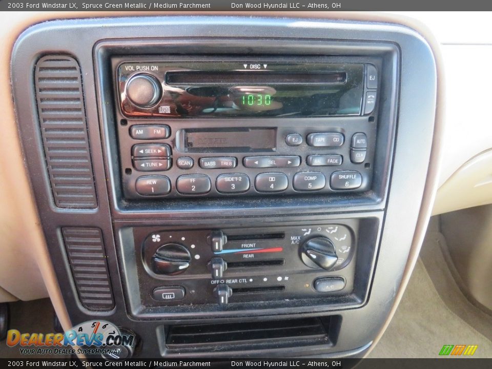 2003 Ford Windstar LX Spruce Green Metallic / Medium Parchment Photo #25