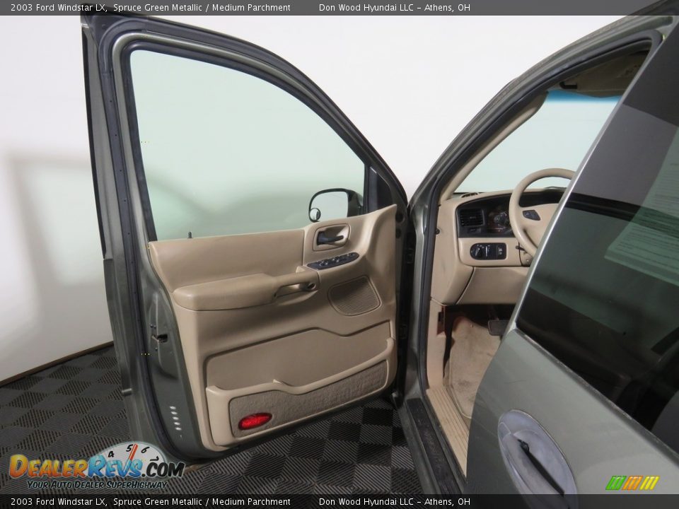 2003 Ford Windstar LX Spruce Green Metallic / Medium Parchment Photo #27