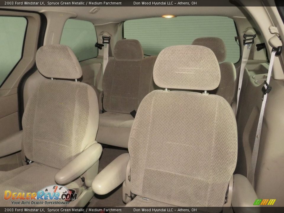 2003 Ford Windstar LX Spruce Green Metallic / Medium Parchment Photo #30