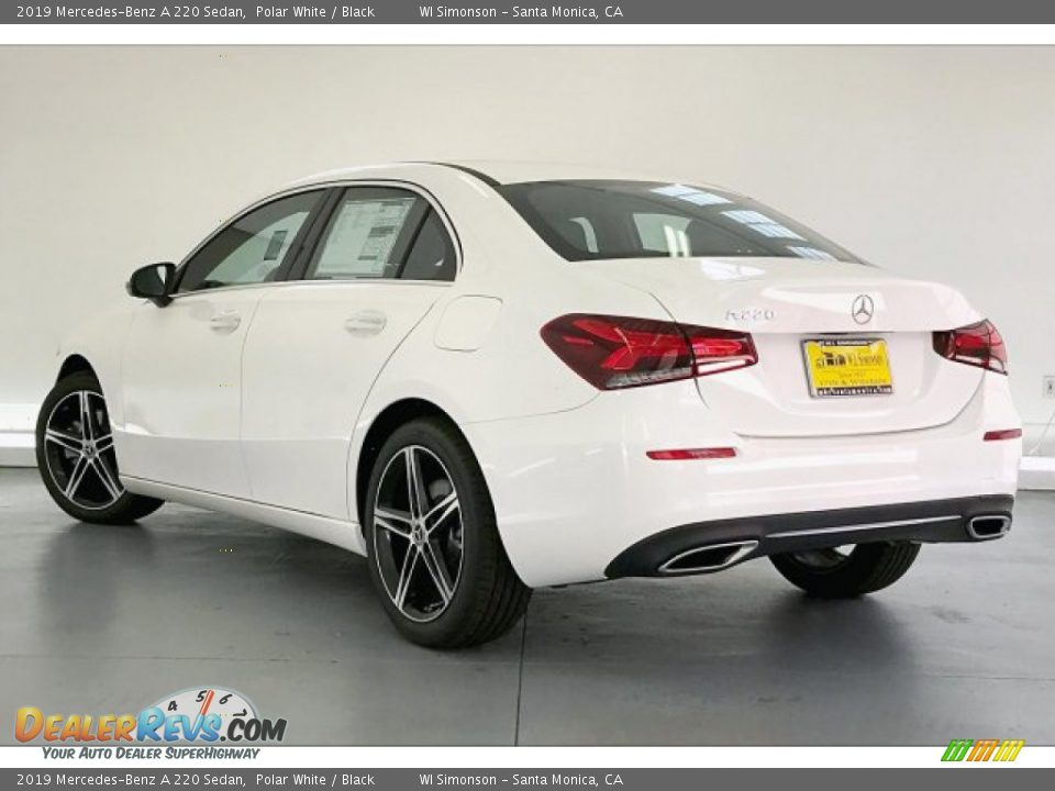 2019 Mercedes-Benz A 220 Sedan Polar White / Black Photo #2