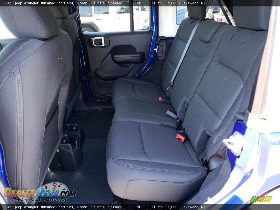 2020 Jeep Wrangler Unlimited Sport 4x4 Ocean Blue Metallic / Black Photo #6