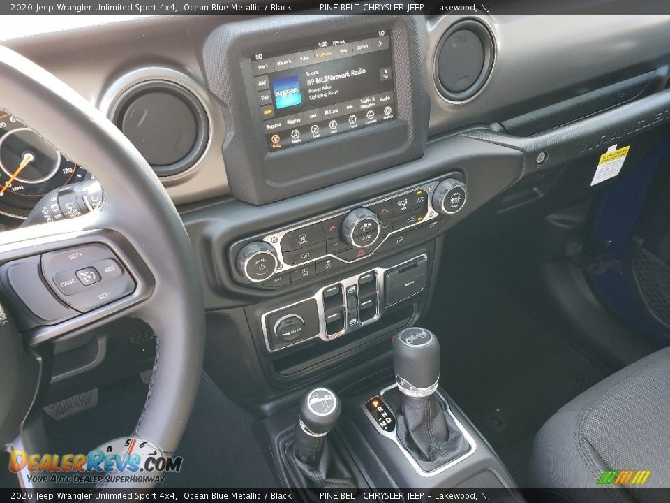 2020 Jeep Wrangler Unlimited Sport 4x4 Ocean Blue Metallic / Black Photo #10