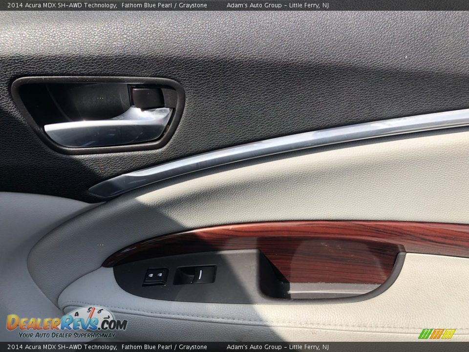 2014 Acura MDX SH-AWD Technology Fathom Blue Pearl / Graystone Photo #19