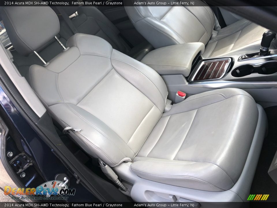 2014 Acura MDX SH-AWD Technology Fathom Blue Pearl / Graystone Photo #22