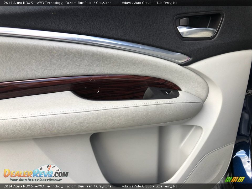 2014 Acura MDX SH-AWD Technology Fathom Blue Pearl / Graystone Photo #24