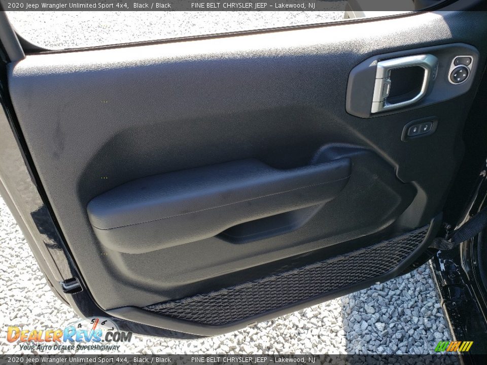 2020 Jeep Wrangler Unlimited Sport 4x4 Black / Black Photo #8