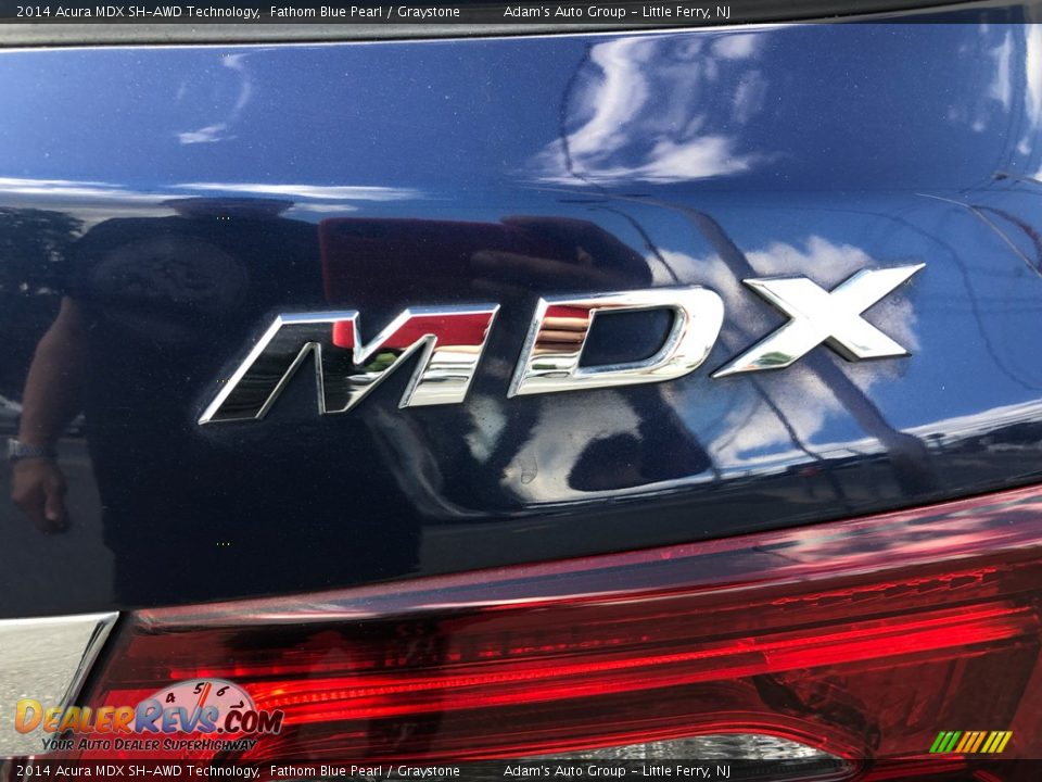 2014 Acura MDX SH-AWD Technology Fathom Blue Pearl / Graystone Photo #30