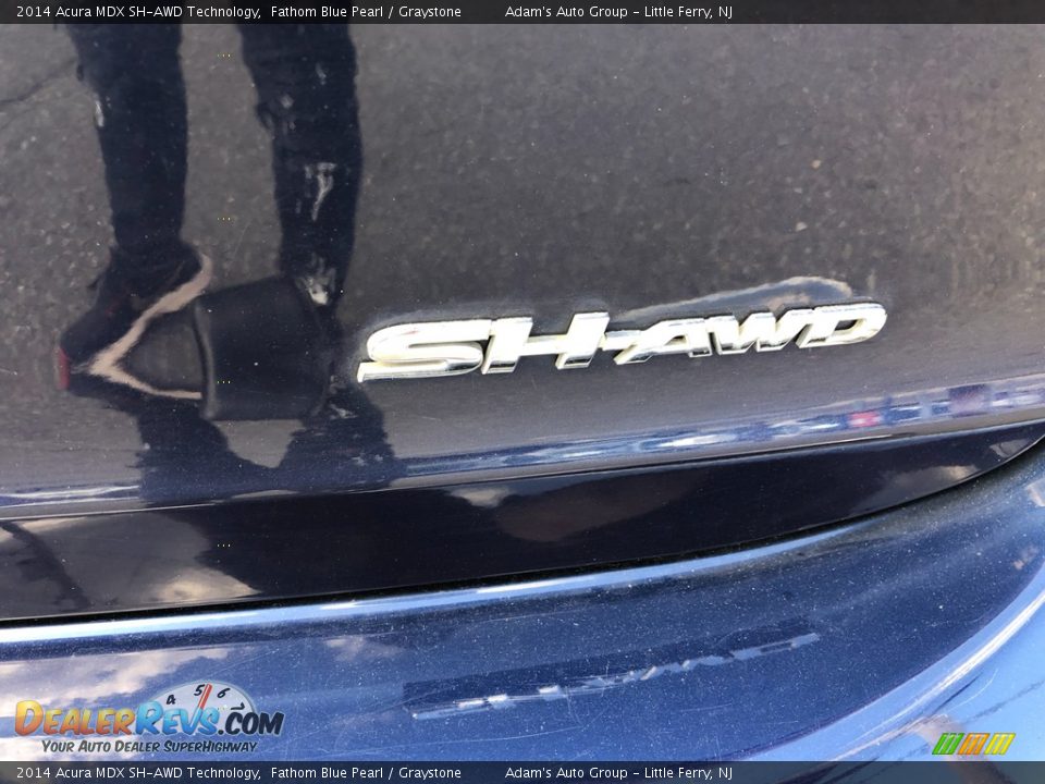 2014 Acura MDX SH-AWD Technology Fathom Blue Pearl / Graystone Photo #31