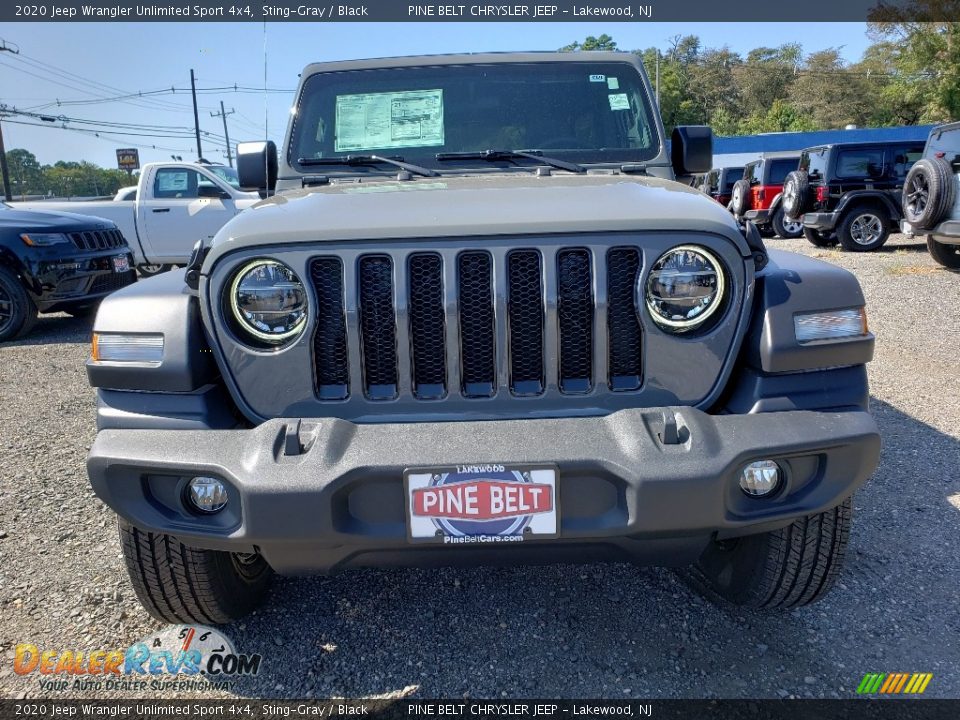 2020 Jeep Wrangler Unlimited Sport 4x4 Sting-Gray / Black Photo #2