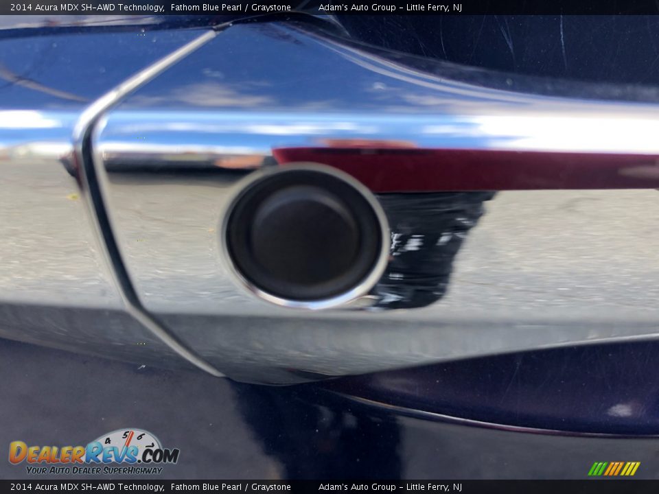 2014 Acura MDX SH-AWD Technology Fathom Blue Pearl / Graystone Photo #35