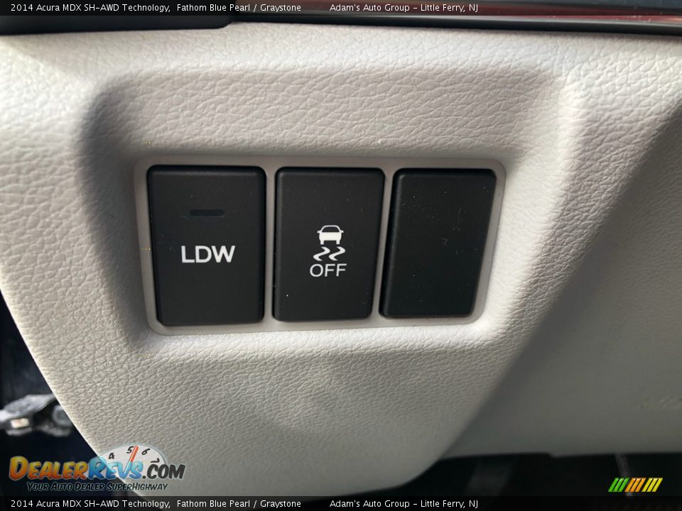 2014 Acura MDX SH-AWD Technology Fathom Blue Pearl / Graystone Photo #36
