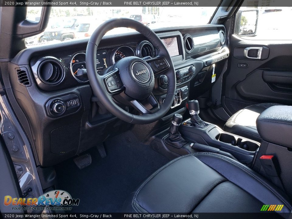 2020 Jeep Wrangler Unlimited Sport 4x4 Sting-Gray / Black Photo #7