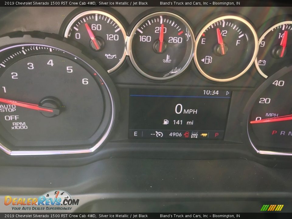 2019 Chevrolet Silverado 1500 RST Crew Cab 4WD Silver Ice Metallic / Jet Black Photo #24