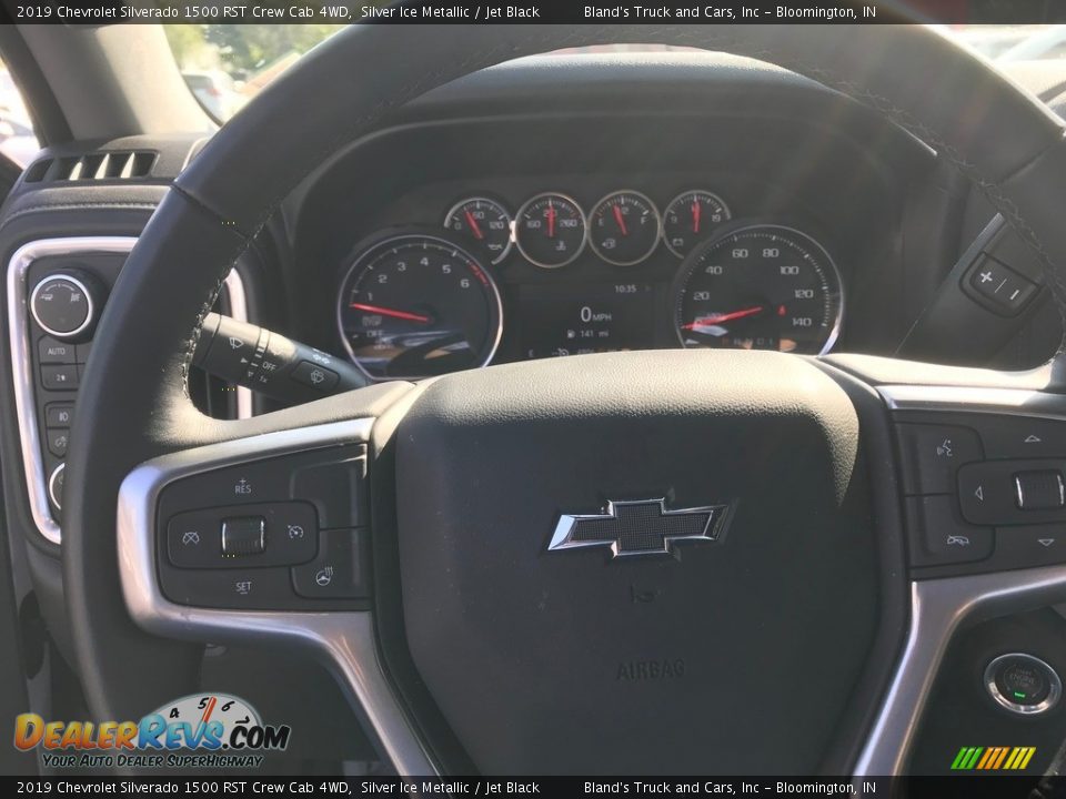 2019 Chevrolet Silverado 1500 RST Crew Cab 4WD Silver Ice Metallic / Jet Black Photo #26