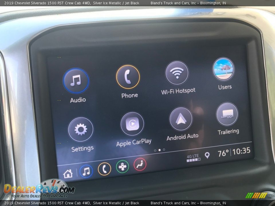 2019 Chevrolet Silverado 1500 RST Crew Cab 4WD Silver Ice Metallic / Jet Black Photo #28