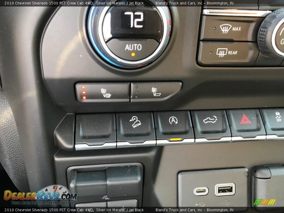 2019 Chevrolet Silverado 1500 RST Crew Cab 4WD Silver Ice Metallic / Jet Black Photo #30