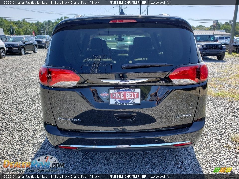 2020 Chrysler Pacifica Limited Brilliant Black Crystal Pearl / Black Photo #5