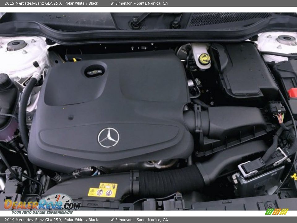 2019 Mercedes-Benz GLA 250 Polar White / Black Photo #8