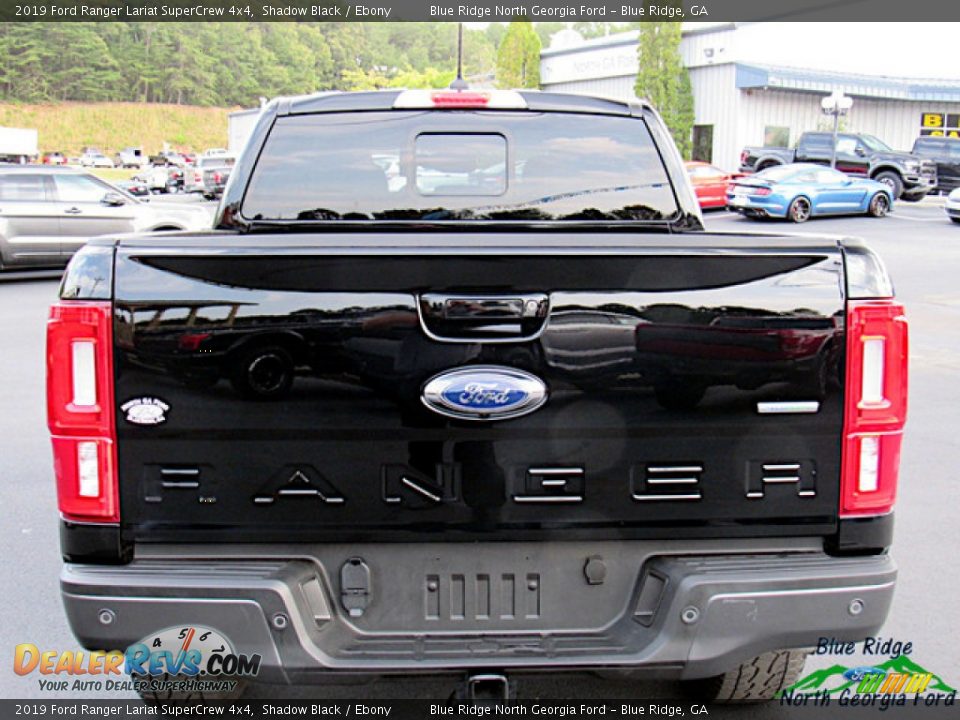2019 Ford Ranger Lariat SuperCrew 4x4 Shadow Black / Ebony Photo #4