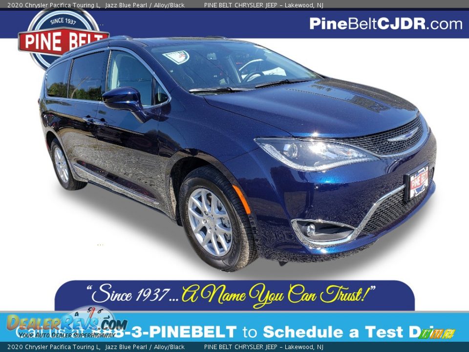 2020 Chrysler Pacifica Touring L Jazz Blue Pearl / Alloy/Black Photo #1