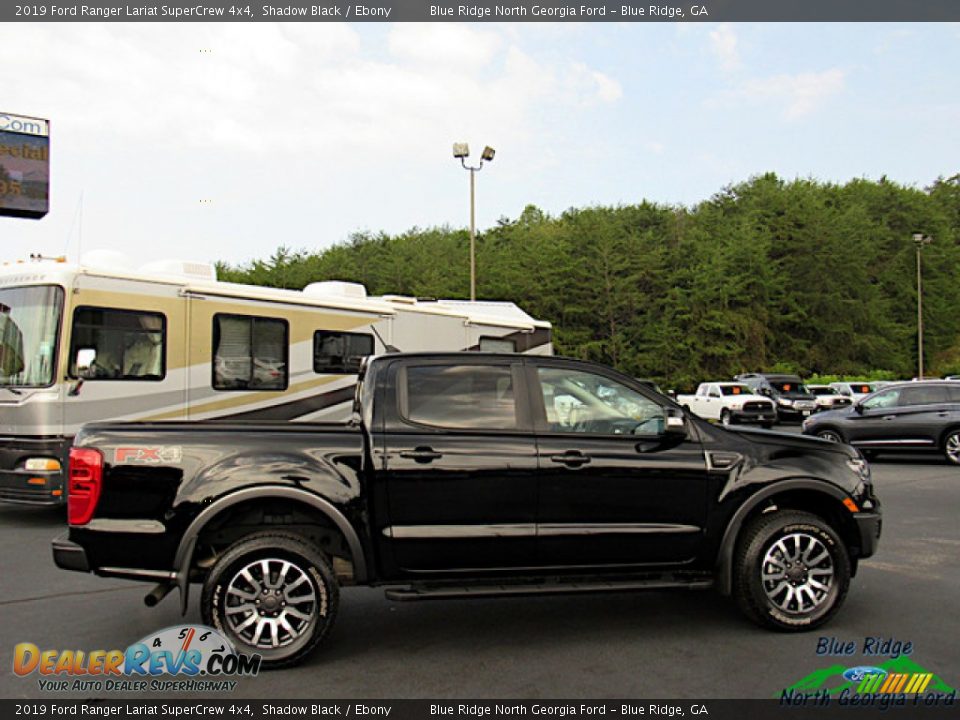 2019 Ford Ranger Lariat SuperCrew 4x4 Shadow Black / Ebony Photo #6