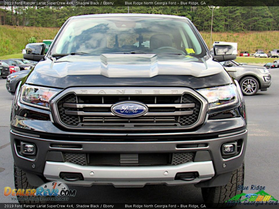 2019 Ford Ranger Lariat SuperCrew 4x4 Shadow Black / Ebony Photo #8