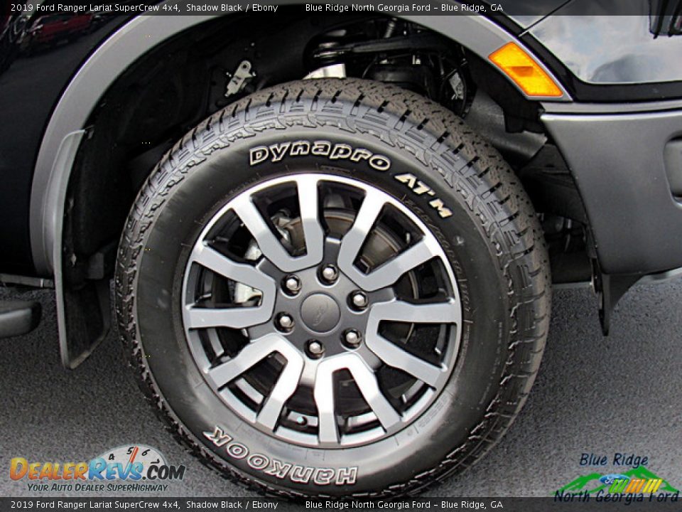 2019 Ford Ranger Lariat SuperCrew 4x4 Shadow Black / Ebony Photo #9