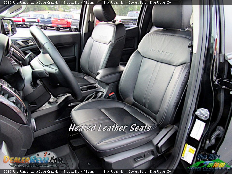 2019 Ford Ranger Lariat SuperCrew 4x4 Shadow Black / Ebony Photo #10