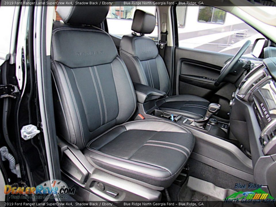 2019 Ford Ranger Lariat SuperCrew 4x4 Shadow Black / Ebony Photo #11