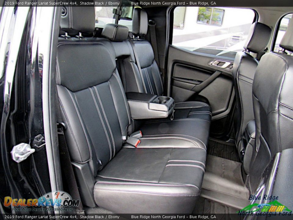2019 Ford Ranger Lariat SuperCrew 4x4 Shadow Black / Ebony Photo #12