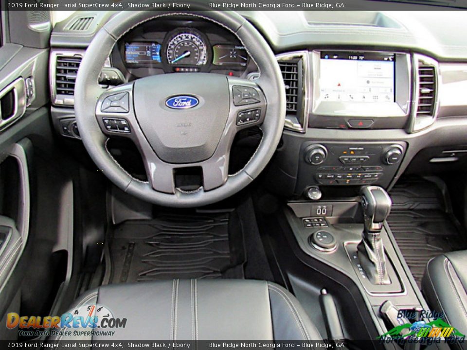 2019 Ford Ranger Lariat SuperCrew 4x4 Shadow Black / Ebony Photo #21