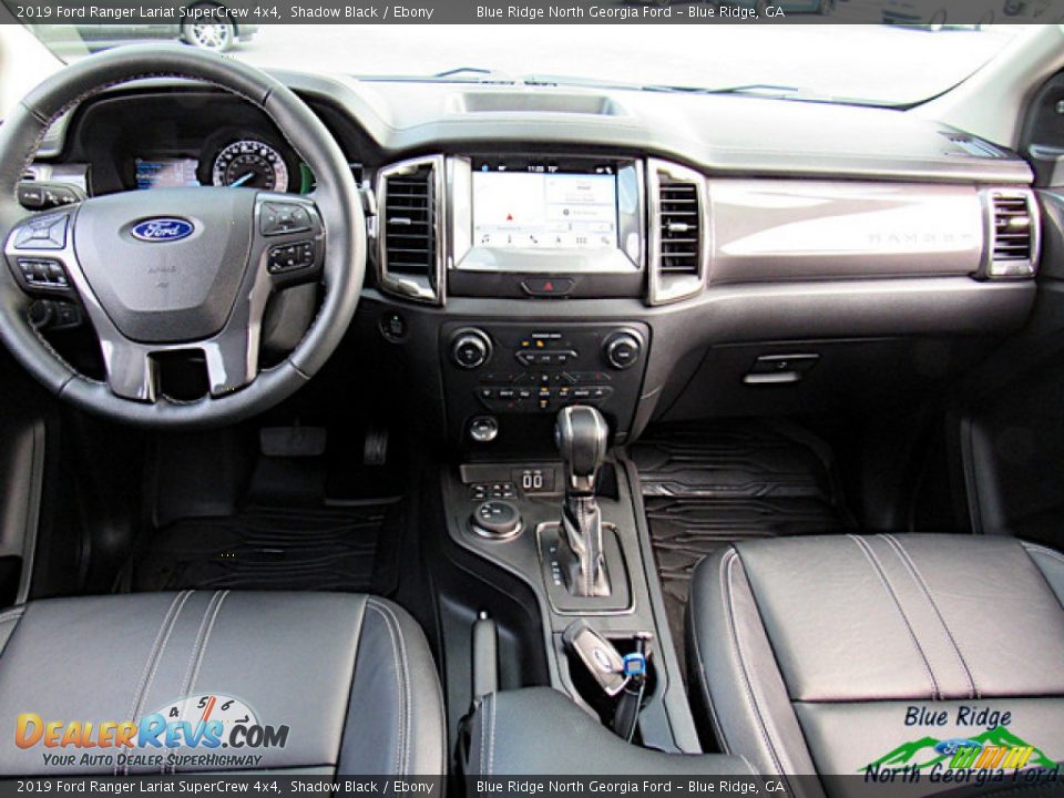 2019 Ford Ranger Lariat SuperCrew 4x4 Shadow Black / Ebony Photo #22
