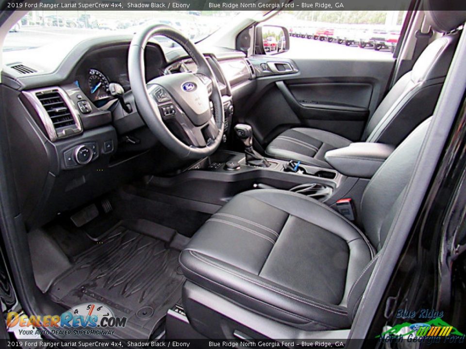 2019 Ford Ranger Lariat SuperCrew 4x4 Shadow Black / Ebony Photo #26