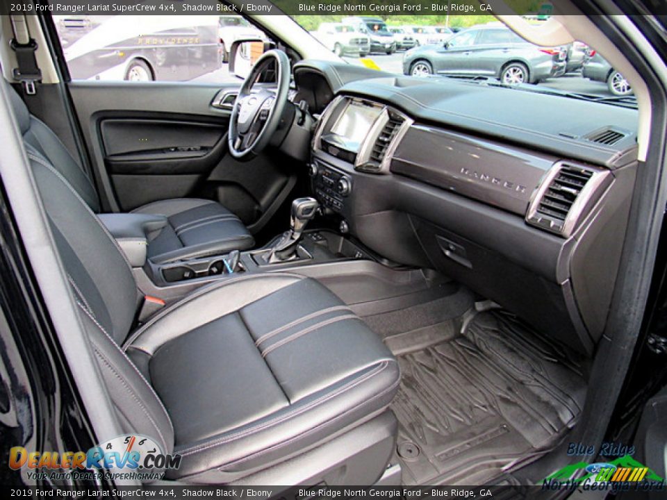 2019 Ford Ranger Lariat SuperCrew 4x4 Shadow Black / Ebony Photo #27