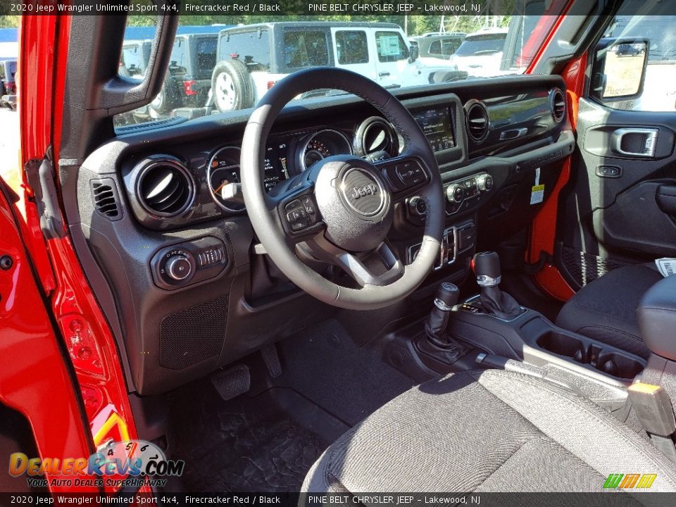 2020 Jeep Wrangler Unlimited Sport 4x4 Firecracker Red / Black Photo #7