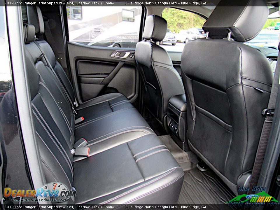 2019 Ford Ranger Lariat SuperCrew 4x4 Shadow Black / Ebony Photo #28