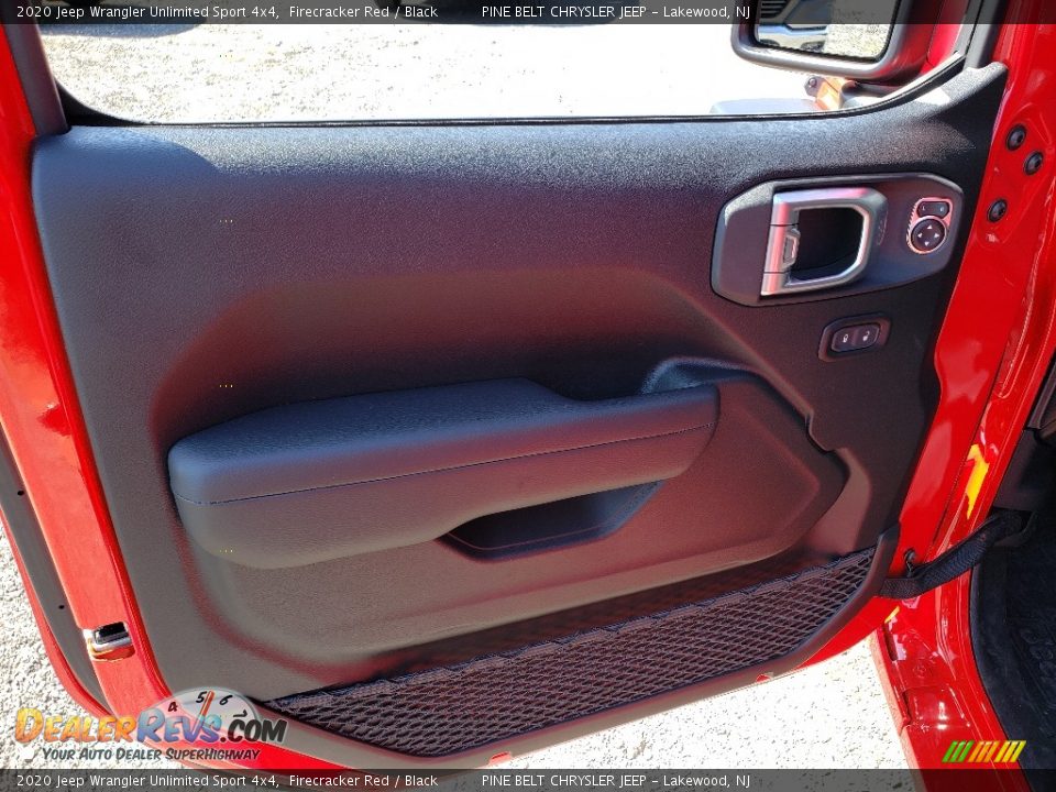 2020 Jeep Wrangler Unlimited Sport 4x4 Firecracker Red / Black Photo #8