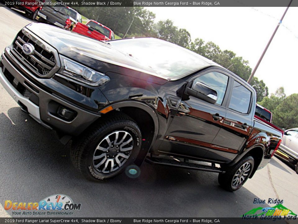 2019 Ford Ranger Lariat SuperCrew 4x4 Shadow Black / Ebony Photo #29