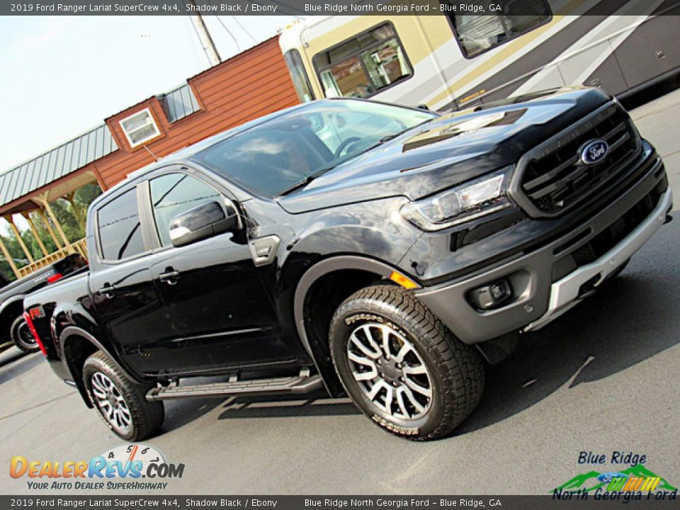 2019 Ford Ranger Lariat SuperCrew 4x4 Shadow Black / Ebony Photo #30