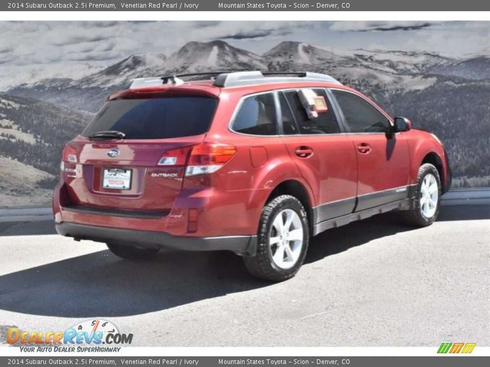 2014 Subaru Outback 2.5i Premium Venetian Red Pearl / Ivory Photo #3