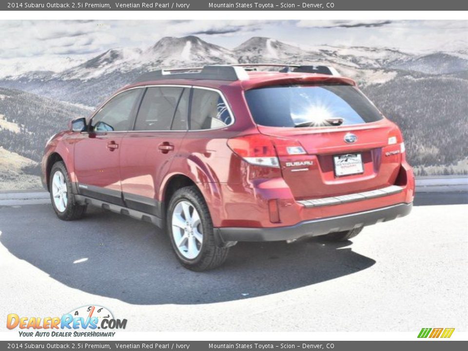 2014 Subaru Outback 2.5i Premium Venetian Red Pearl / Ivory Photo #7