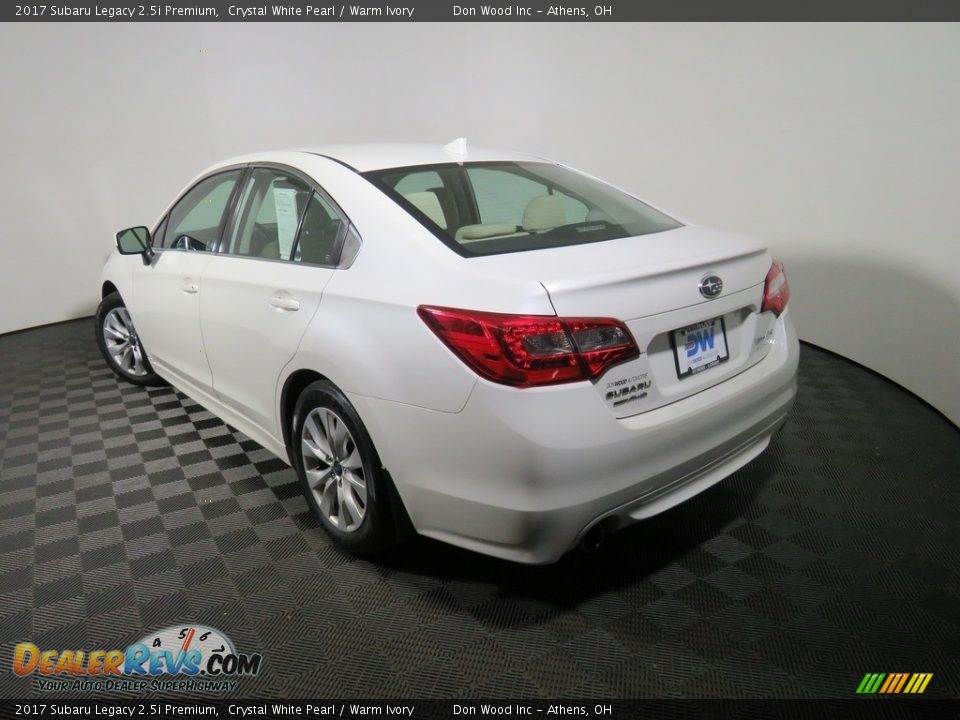 2017 Subaru Legacy 2.5i Premium Crystal White Pearl / Warm Ivory Photo #11