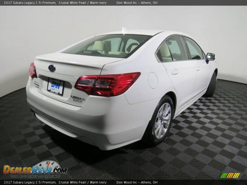 2017 Subaru Legacy 2.5i Premium Crystal White Pearl / Warm Ivory Photo #15