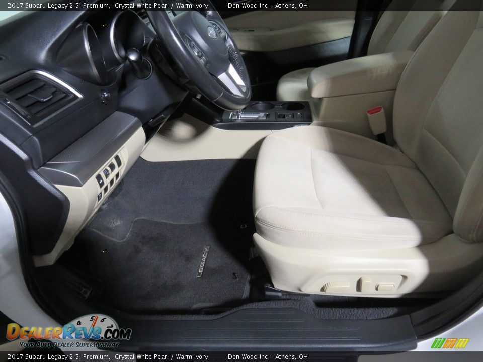 2017 Subaru Legacy 2.5i Premium Crystal White Pearl / Warm Ivory Photo #30