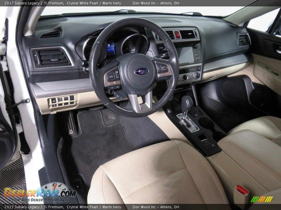 2017 Subaru Legacy 2.5i Premium Crystal White Pearl / Warm Ivory Photo #31