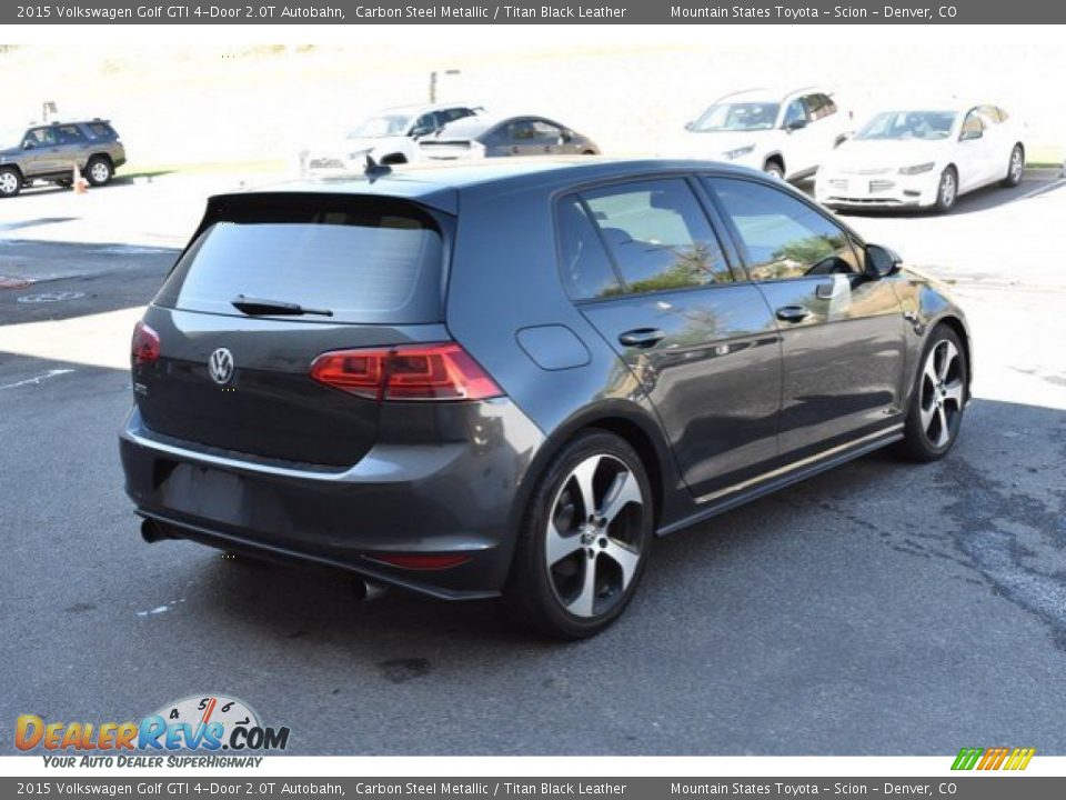2015 Volkswagen Golf GTI 4-Door 2.0T Autobahn Carbon Steel Metallic / Titan Black Leather Photo #6